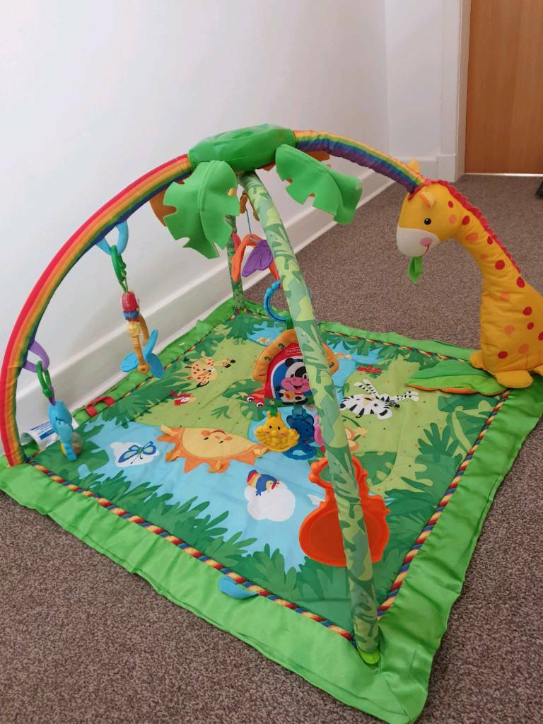 jungle theme baby play mat